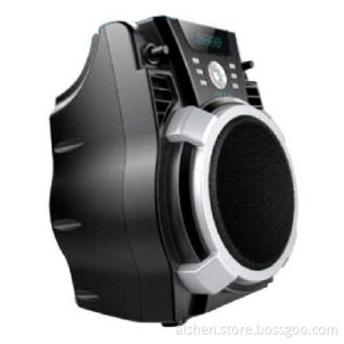 Portable Speakers with Remote Control/Wireless Mic/Guitar Input, USB/SD/FM